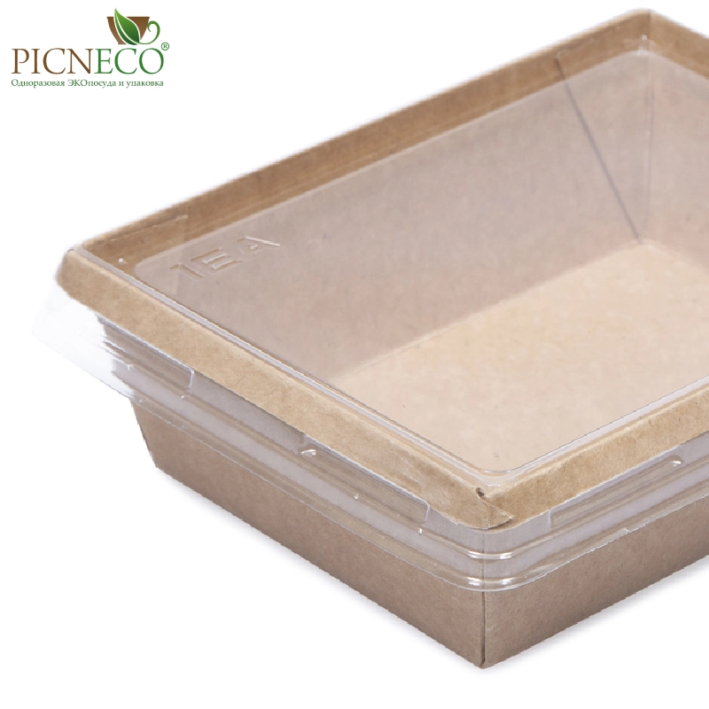 товар Контейнер бумажный 400мл, крафт, серия OneClick (крышка отдельно) OK040